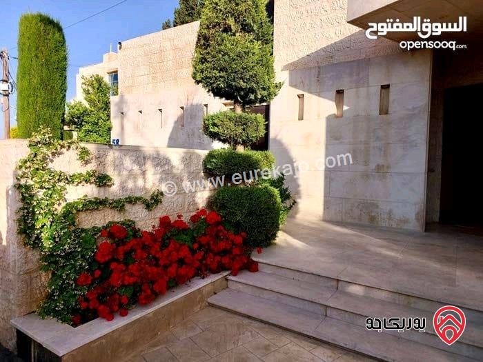 فيلا مميزة مفروشة مساحة 980م على أرض 900م للايجار اليومي والاسبوعي والشهري في عمان - خلدا
