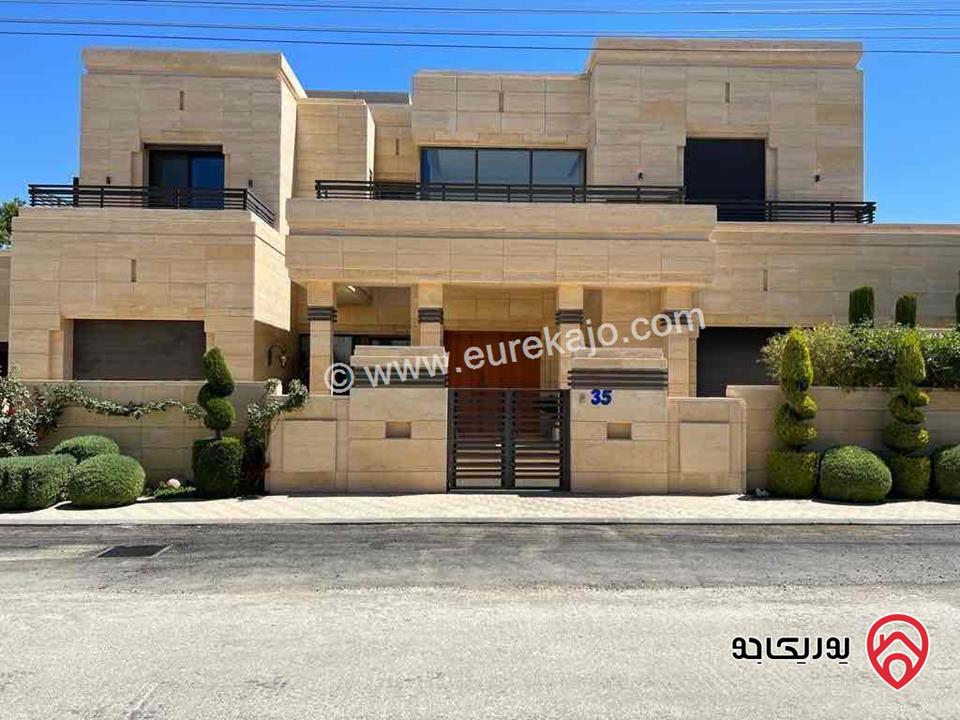 فيلا مساحة 1 دونم على أرض 1 دونم و 20م للبيع في عمان - طريق المطار قرب المدارس العالمية
