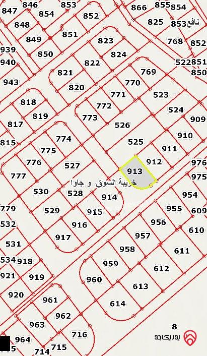 قطعة أرض مساحة 626م على شارعين للبيع في عمان - جاوا