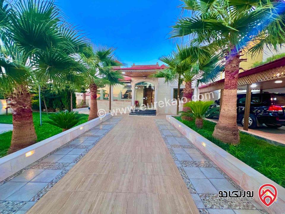 ڤيلا مساحة 375م على أرض 1200م للبيع في عمّان - منجا 