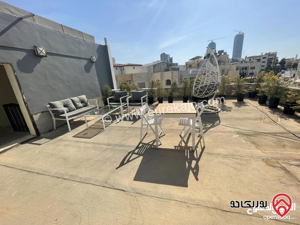 شقة مفروشة مساحة 100م للايجار في عمان - ام اذينة 
