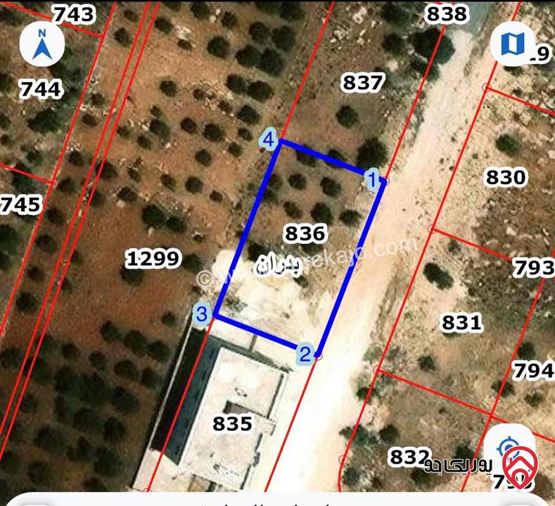 قطعة ارض مساحة 789م للبيع في عمان - منطقة شفابدران