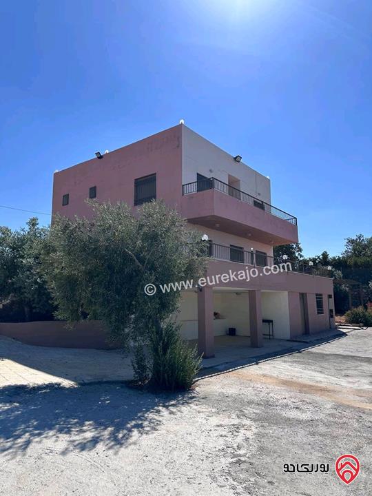 مزرعة مساحة الأرض 4 دونم و البناء 280م للبيع في السلط - الصبيحي