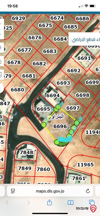 أرض مساحة 1068م للبيع في الزرقاء - البتراوي