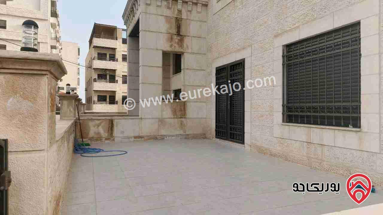 شقة ارضية جديدة مساحة 150م داخلي و 45م خارجي للبيع في البيادر