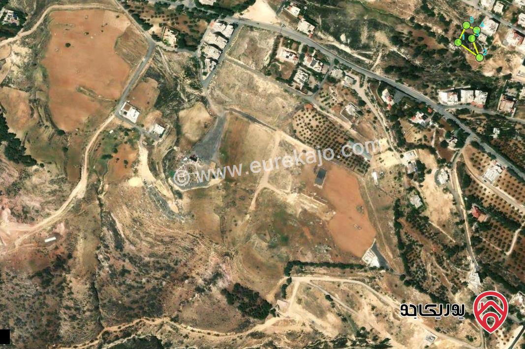 قطعة أرض مساحة 1 دونم و 251م للبيع من أراضي غرب عمان - البحاث - حوض المشبك