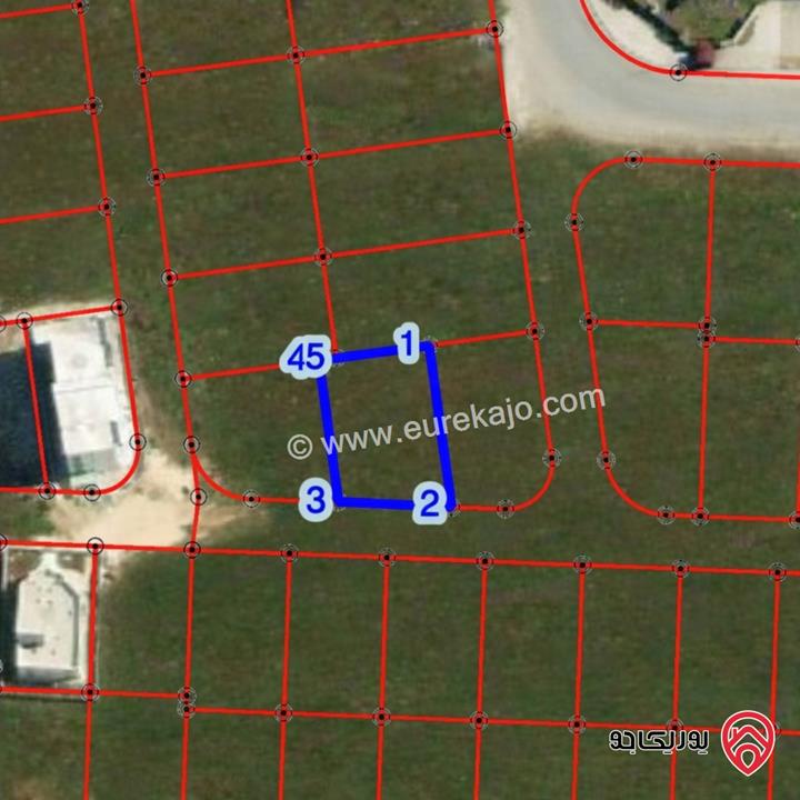 قطعة ارض للبيع بمساحة 864 متر في اربد / ايدون  