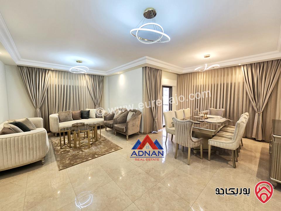 شقة طابق أول مفروشة فرش جديد مساحة 200 متر للايجار السنوي في عمان - دير غبار