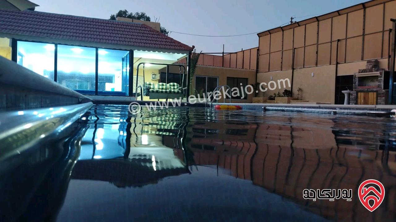 مزرعة مساحة الأرض 1 دونم والبناء 85م للبيع في البحر الميت - الشونة الجنوبة 