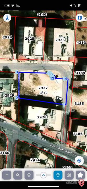 قطعة ارض مساحة 778م للبيع في عمان - شفابدران مرج الاجرب