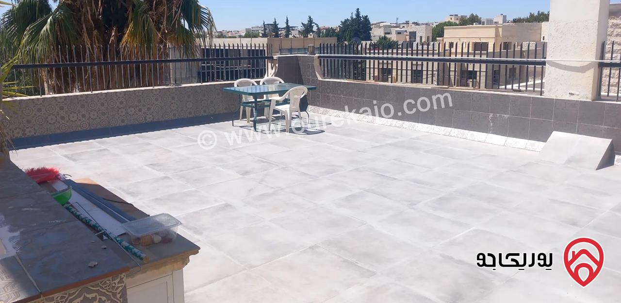 رووف مفروش مساحة 200م للايجار في عمان - عبدون 