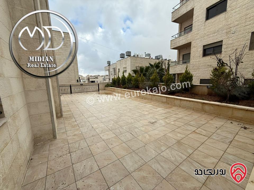 شقة ارضية فارغة للايجار في عمان - خلدا مساحة 165م مع ترس و حديقة 150م تشطيبات و ديكورات سوبر ديلوكس