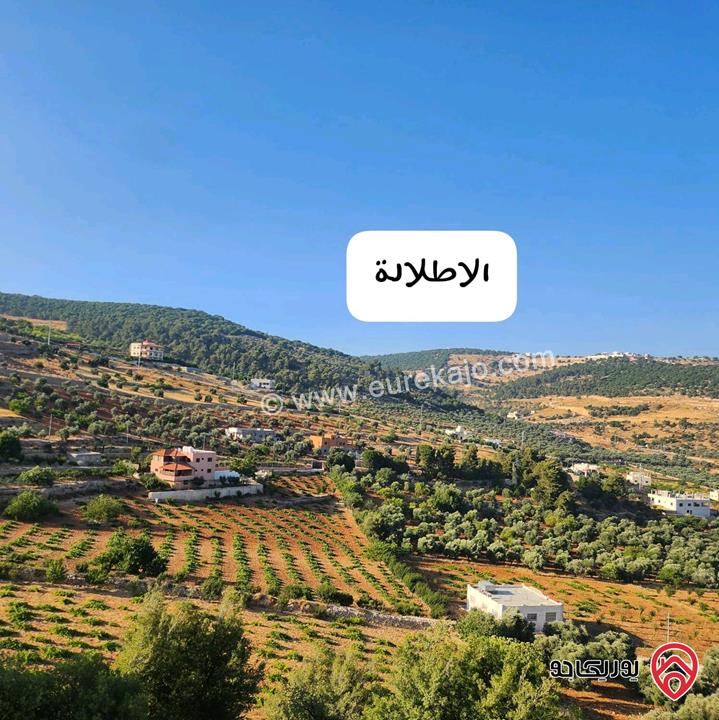 ​قطعة أرض مساحة 13 دونم و600 متر تقريباً (البيع كاملة أو جزء منها) في جرش (بصاص الدب) في أجمل مناطق سوف الطبيعية