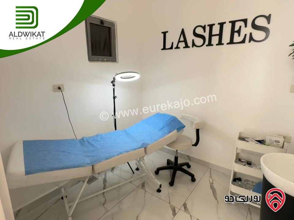 صالون سيدات للبيع في عمان - الدوار السابع خلف الملكية مساحة 80م موقع حيوي ومميز وبسعر مناسب 