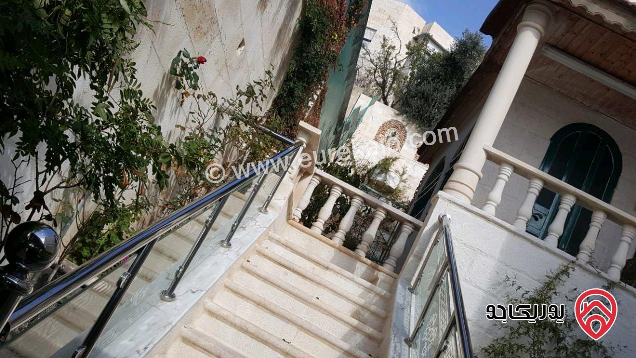 شقة ارضية مساحة 370م مع حديقة للبيع في عمان - تلاع العلي