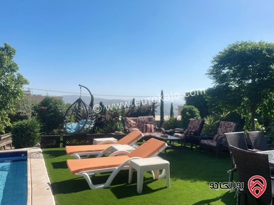 مزرعة مساحة الأرض 1200م والبناء 140م للبيع في جرش