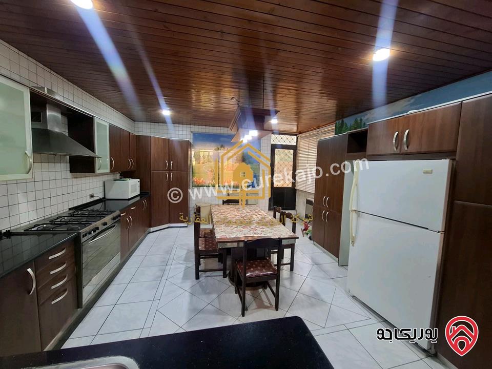 شقة مفروشة طابق أرضي 200م للإيجار في عمان-  ام اذينة 