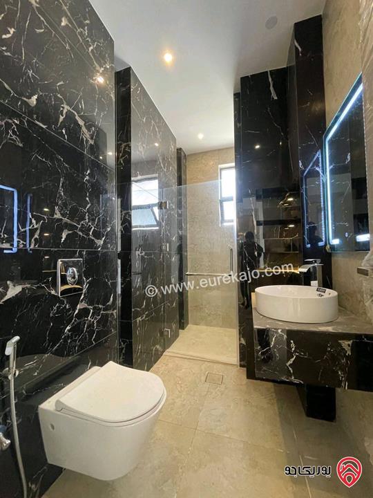 شقة شبه ارضية مساحة 230م للإيجار سوبر ديلوكس في عمان - حي الصحابة 