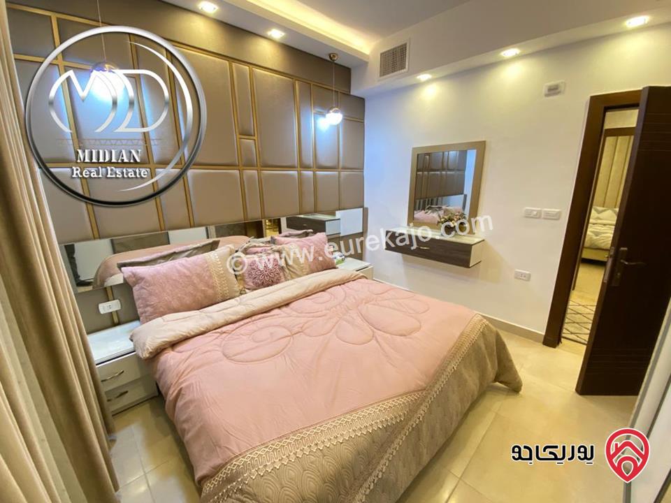 شقق مفروشة للايجار في عمان - ام السماق مساحات 100م تشطيبات و ديكورات فاخرة فرش فندقي اطلالة جميلة بأسعار مميزة