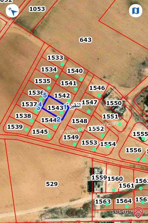 قطع اراضي مساحة من 657م - 806م للبيع في عمان - الموقر النقيرة