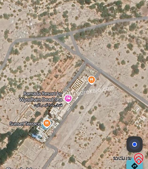 قطعة أرض مساحة 4 دونم و 105م للبيع في البحر الميت - السويمة