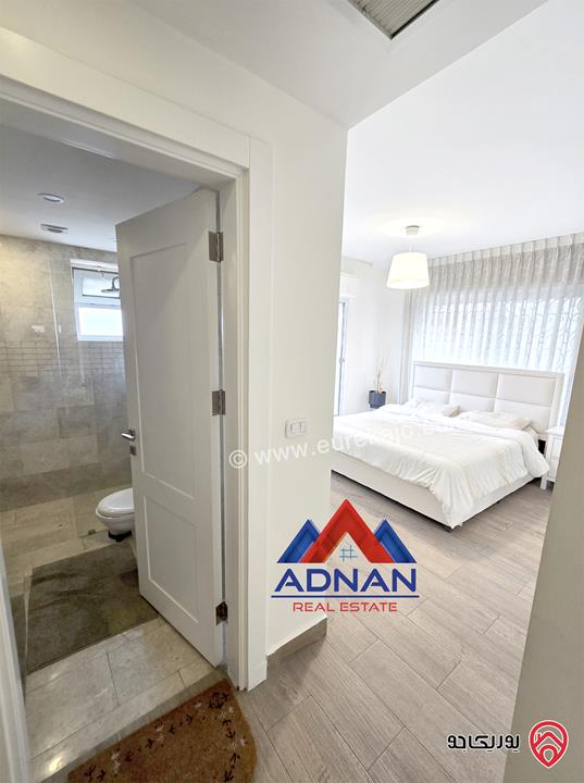 شقة مفروشة بالكامل مساحة 150م للإيجار في جبل عمان من ضمن كمباوند ( مسبح ونادي رياضي )