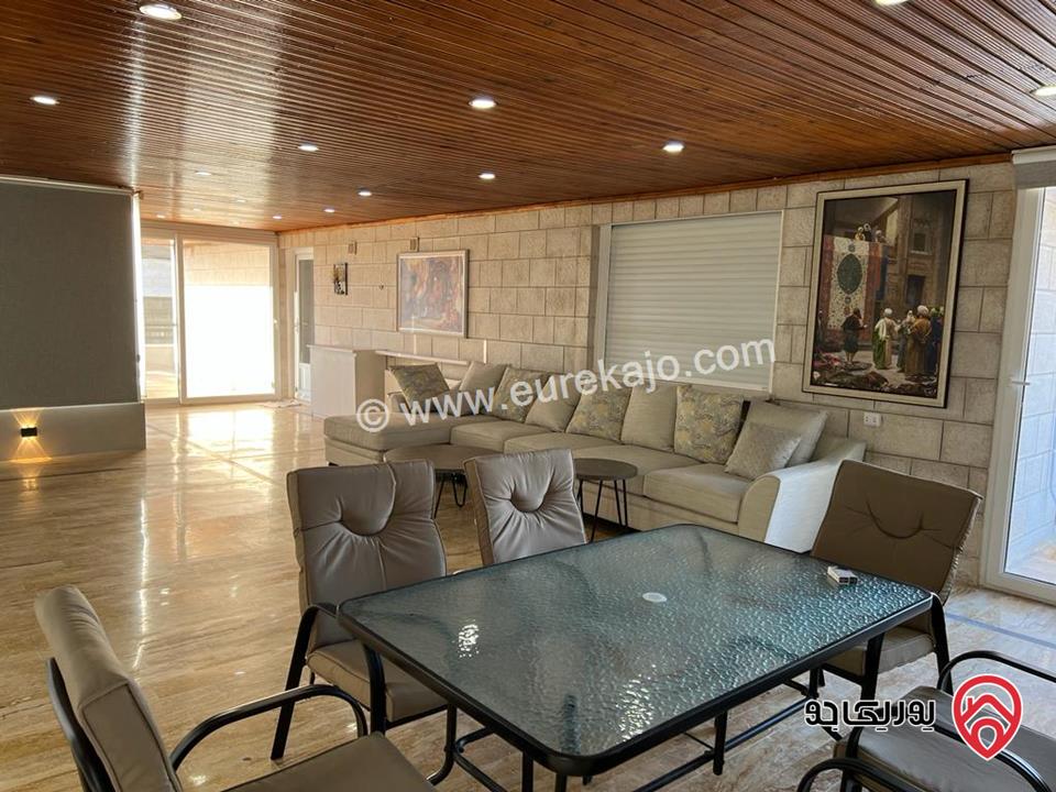 شقة فاخرة مفروشة بالكامل مساحة 370م للايجار في عمان - أم أذينة