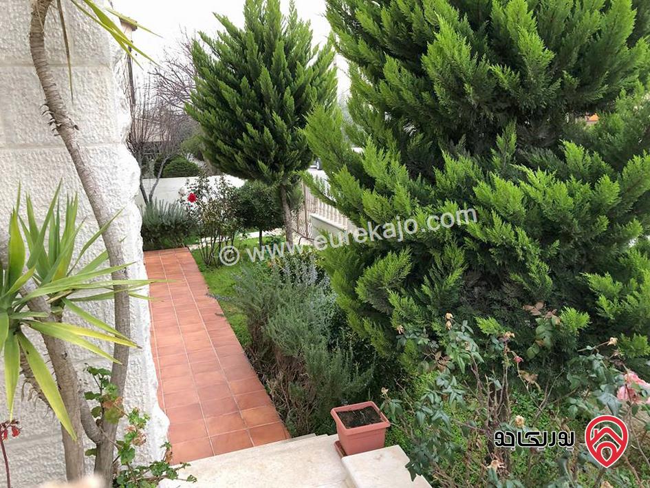 فيلا مستقلة مفروشة مساحة البناء 650م للإيجار في عمان -الكرسي