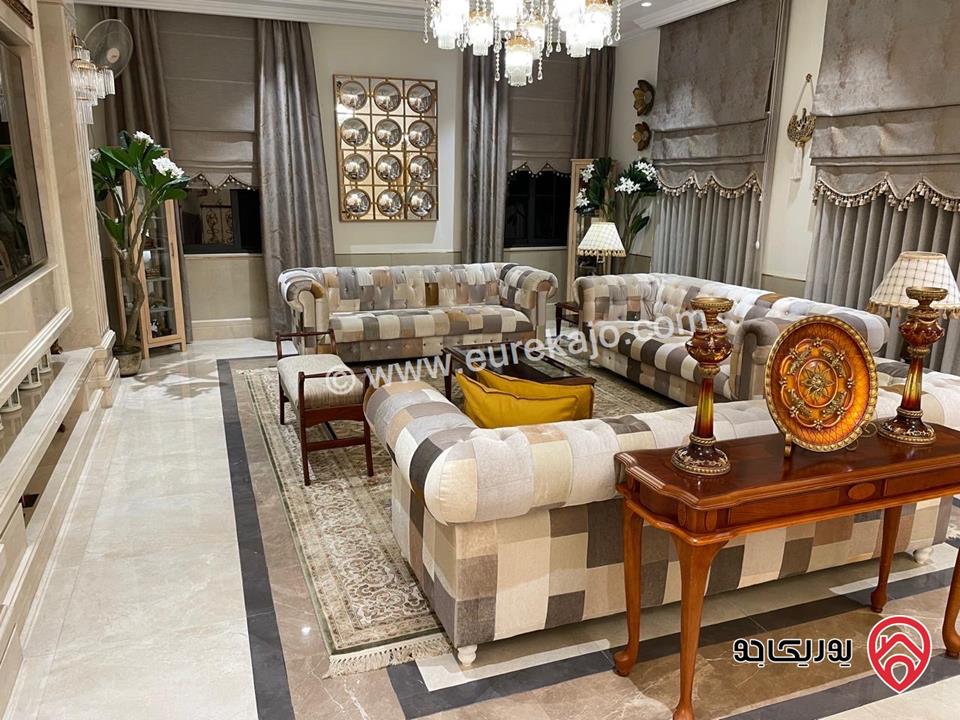 قصر فاخر مساحة البناء 2000م على أرض 2 دونم و 650م للبيع في عمان - دابوق 
