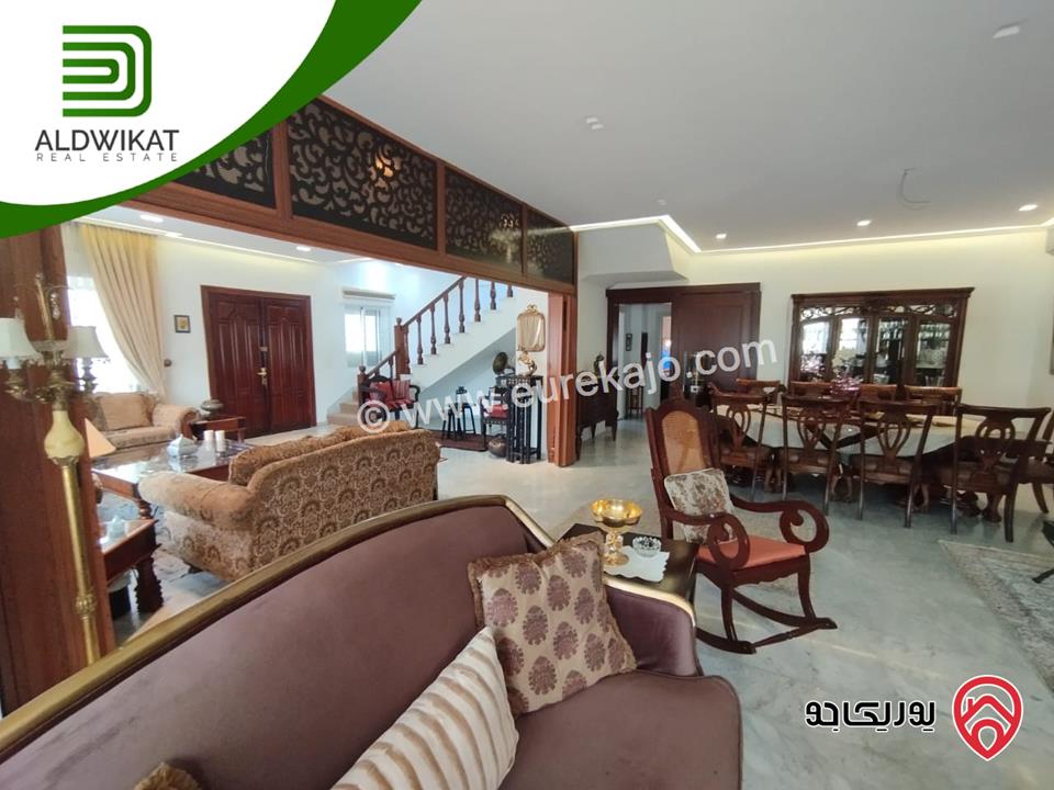 فيلا مساحة البناء 400م ومساحة الارض 430م ومساحة الحديقة 200م للايجار في عمان - ام السماق