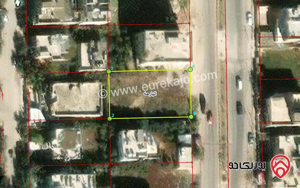 قطعة ارض مساحة 904م للبيع في اربد - شمال شارع القدس 
