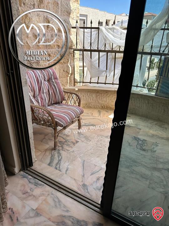 شقة مفروشة للبيع طابق ثاني خلدا مساحة 210م تشطيبات وفرش سوبر ديلوكس اطلالة جميلة بسعر مميز