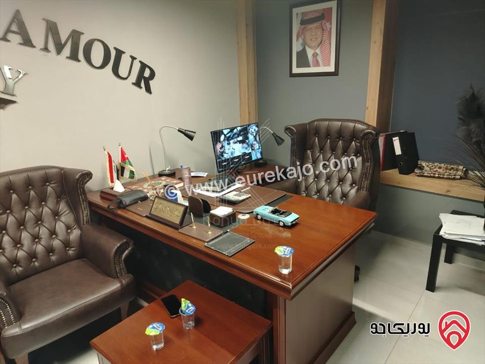 مكتب تجاري مساحة 90م للايجار في عمان - أم السماق شارع مكة