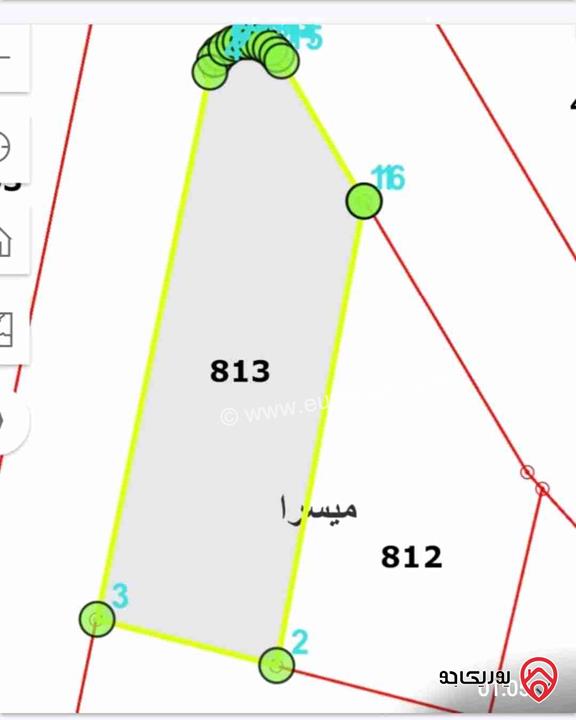 فرصة إستثمارية لشراء ارض سكنية ذات إطلالة مساحة 634م في منطقة ميسرا / دير علا 