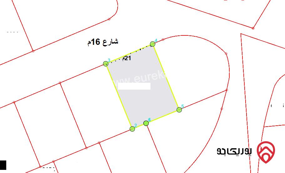 أرض مميزة مساحة 583م للبيع في الزرقاء الجديدة / البتراوي الجنوبي