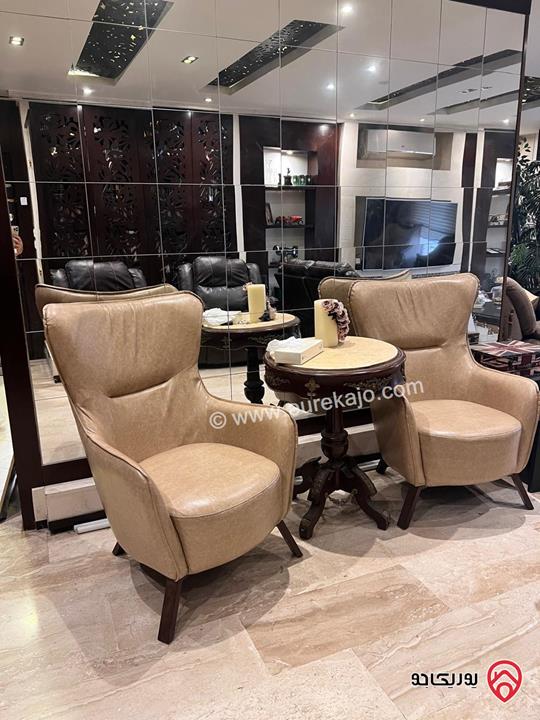 شقة طابق ثالث مساحة 180م للإيجار مفروشة في عمان - الرابية