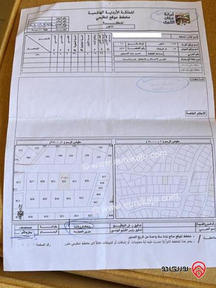 أرض مساحة 1022م للبيع في عمان - مرج الحمام