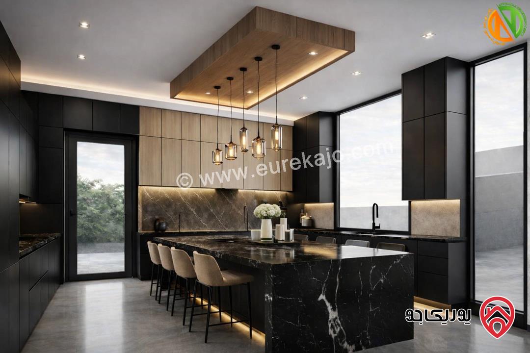 فلل متلاصقة مساحة 600م على أرض 1500م للبيع في عمان - عبدون الوسطاني