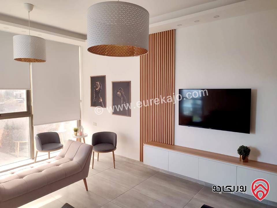 شقة مفروشة جديدة طابق أول مساحة 170م للإيجار في عمان - عبدون