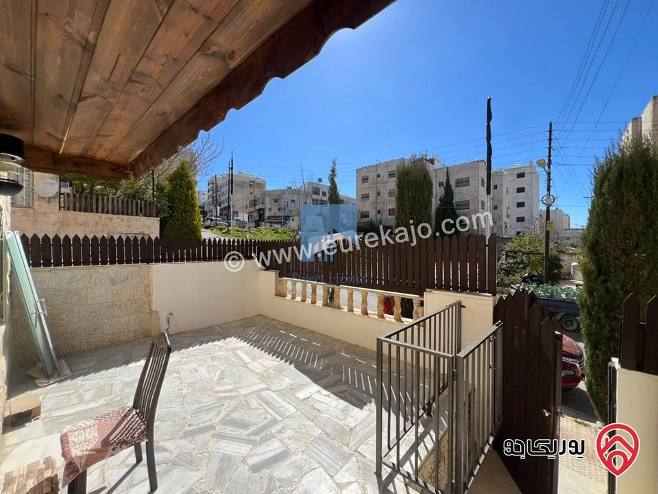 شقة أرضية مميزة مساحة 110م مع ترس 25م للبيع في عمان - الكرسي