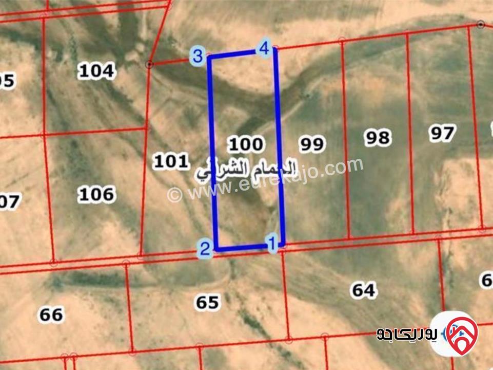 اراضي زراعية مساحة 10000متر مربع للبيع من أراضي جنوب عمان - الحمام الشرقي 