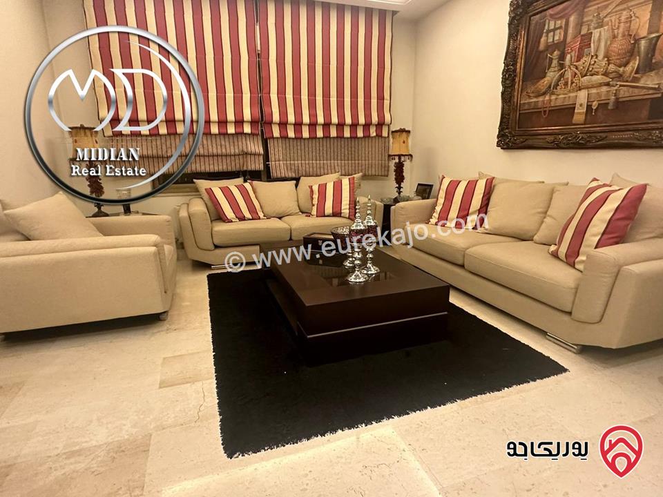شقة مساحة 190م طابق اول تشطيبات سوبر ديلوكس للبيع في عمان - خلدا العوجانية بسعر مميز