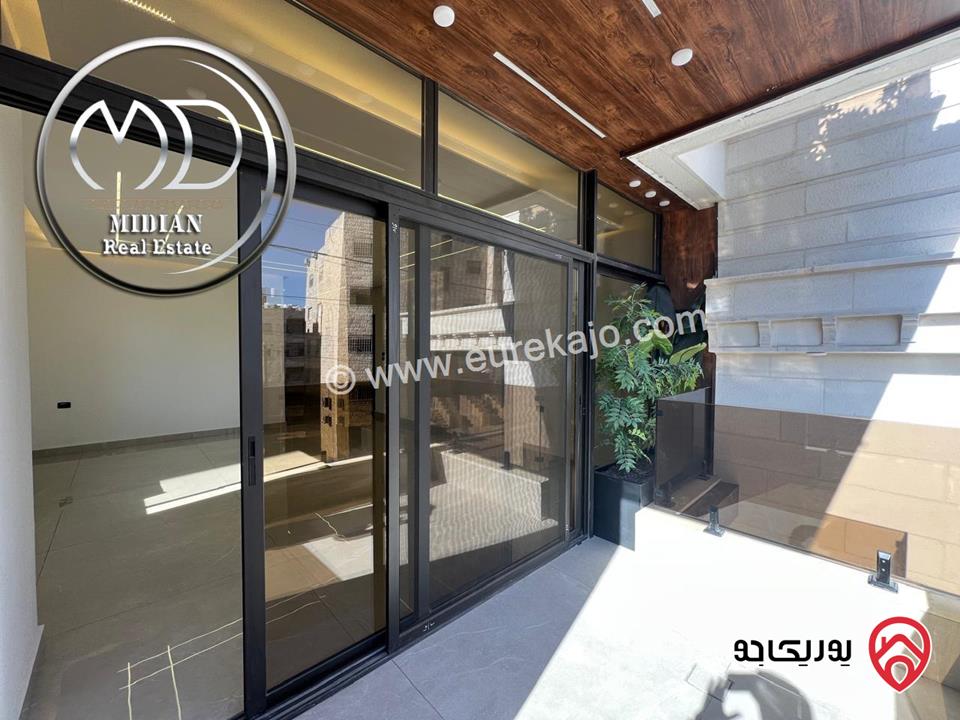 شقة دوبلكس جديدة للبيع طابق أخير مع روف في عمان - حنو الصويفية مساحة 210م مع تراسات تشطيبات و ديكورات فاخرة اطلالة رائعة