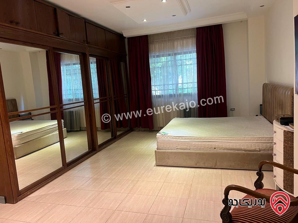 شقة مفروشة أرضية مساحة 200م مع حديقة 170م للبيع في عمان - الشميساني 