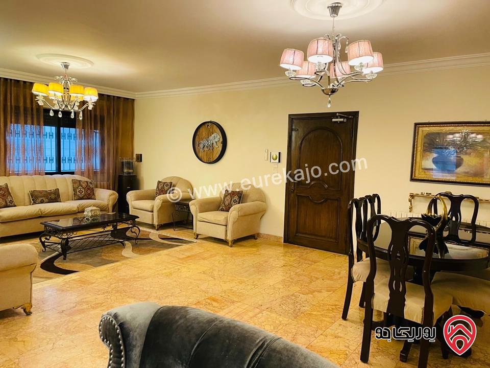 شقة مفروشة طابق اول من فيلا مساحة 150م للايجار مفروشة في عمان - الجبيهة 