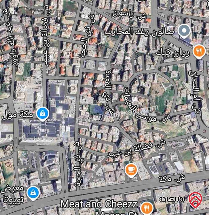 ارض مساحة 525م للبيع في عمان - أم السماق الشمالي قرب مكة مول