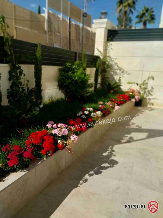 شقة أرضية مساحة 160م داخلي و 200م خارجي للبيع في عمان - ضاحية الامير راشد