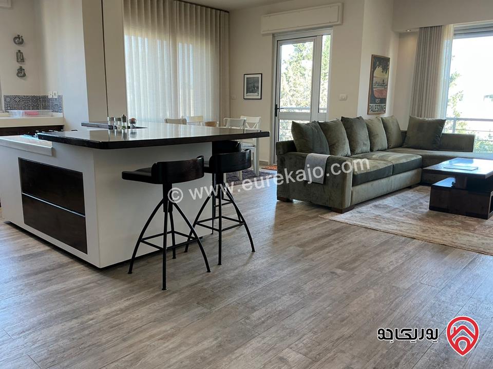 شقة مفروشة طابق ثاني مساحة 123م للايجار في عمان - جبل اللويبدة