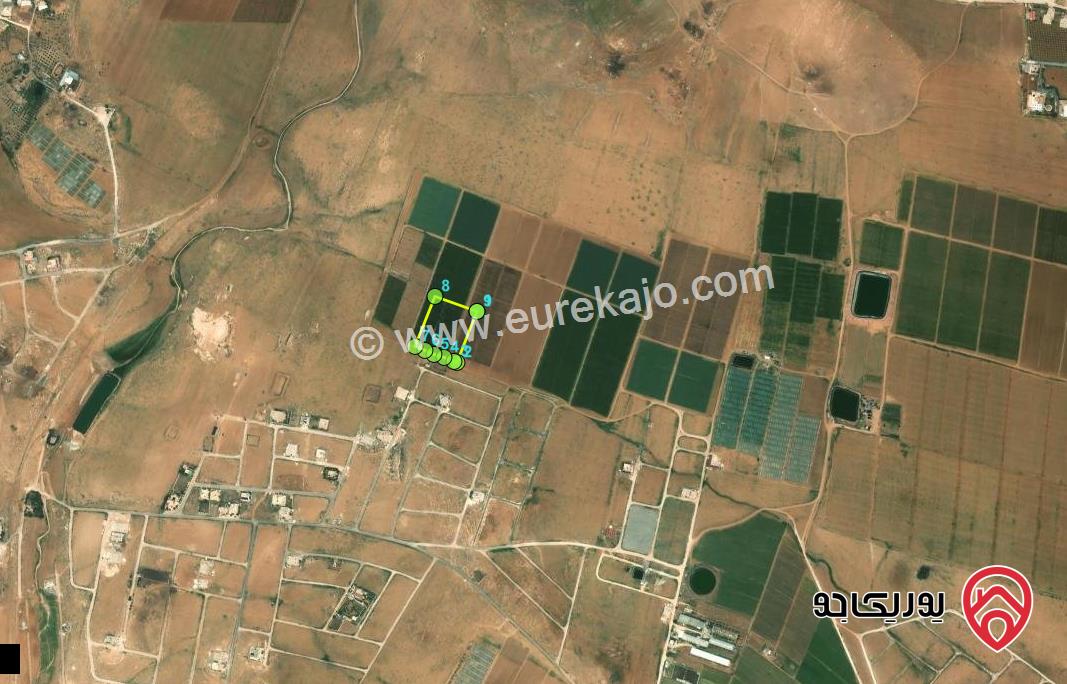 قطعة أرض من اراضي اللبن مقابل التنظيم مباشرة منطقة زراعية ايضا وبموقع مميز جدا مساحتها 10 دونم سعر 25 الف للدونم 