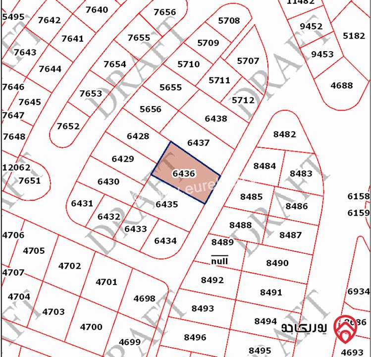 ارض مساحة 960م للبيع في الزرقاء - البتراوي شارع الكرامة الوينك